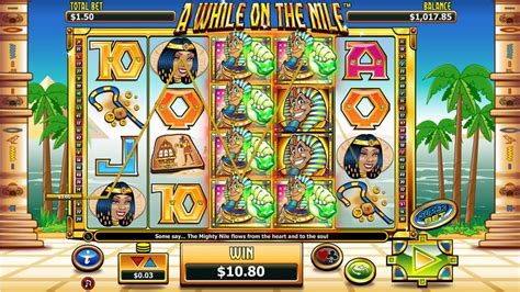 Play this A While on the Nile slot with a casino bonus .